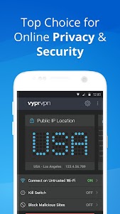 VPN - Fast, Secure & Unlimited WiFi with VyprVPN 5.0.1 screenshot 4