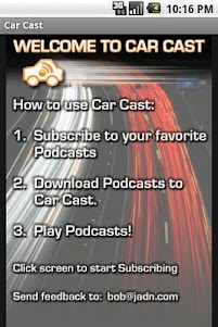 Car Cast Podcast Player 1.0.178 screenshot 1