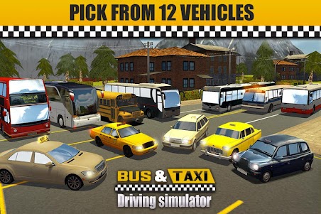Bus & Taxi Driving Simulator 1.4 screenshot 5