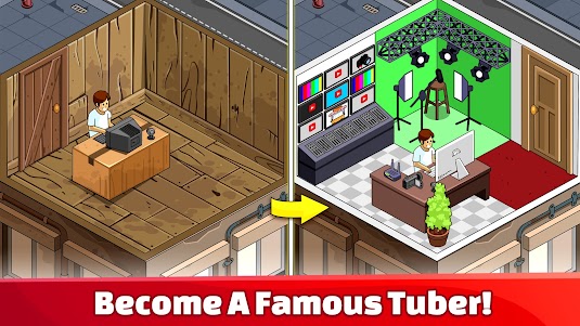 Tube Tycoon - Tubers Simulator 2.1.1 screenshot 1