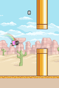 Flappy Nyan: flying cat wings 1.14 screenshot 3