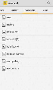Advanced Catalan Dictionary 4.3.103 screenshot 2