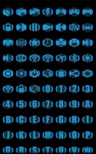 Blue Glow - Icon Pack 1.2 screenshot 5