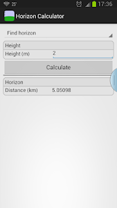 Horizon Calculator 1.2.43 screenshot 1