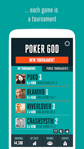Poker God - Heads Up Poker 1.09 screenshot 2