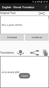 English - Slovak Translator 4.0 screenshot 2