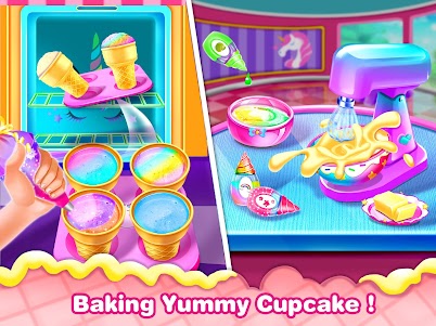 Ice Cream Cone Cupcake-Cupcake Mania  screenshot 2