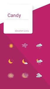 Candy weather icons 1.33.1 screenshot 1