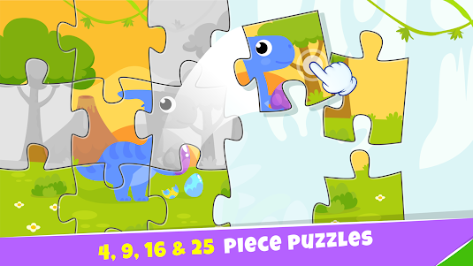 Bini Dino Puzzles for Kids!  screenshot 7