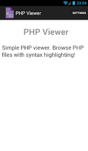 PHP Viewer 1.4 screenshot 1