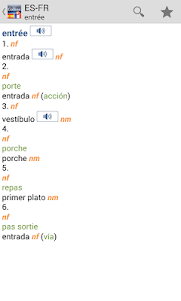 Spanish<>French Gem Dictionary 4.3.106 screenshot 4