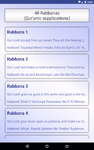 40 Rabbanas (duaas of Quran)  screenshot 10