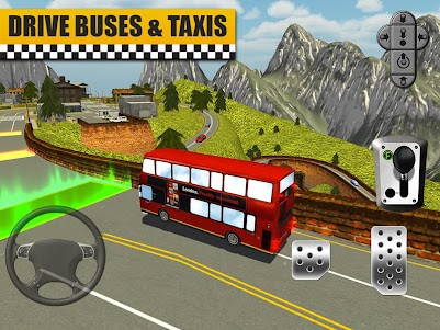 Bus & Taxi Driving Simulator 1.4 screenshot 13