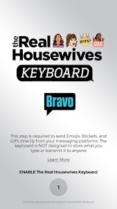 The Real Housewives Keyboard 1.0 screenshot 1
