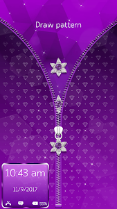 Purple Diamond Flower Zipper 2.6 screenshot 3