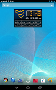 WVU Mountaineers Live Clock 3.0.8 screenshot 11