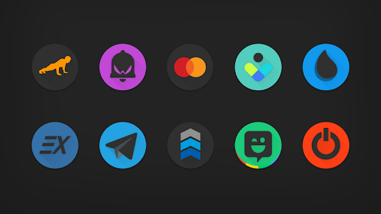 Pixelation - Dark Icon Pack 15.0.1 screenshot 5