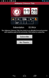 Official Alabama Live Clock 3.0.9 screenshot 10