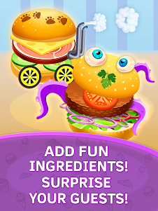 Baby kitchen game: Burger Chef 1.0.27 screenshot 1