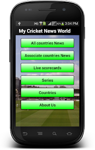 My Cricket News World 1.0.2 screenshot 1