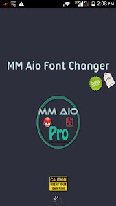 MM Aio Font Changer Pro Beta screenshot 1