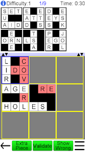 Jigsaw Crossword +  screenshot 1