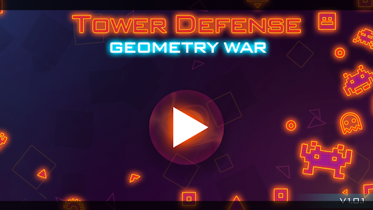 Tower Defense: Geometry War 1.2.3 screenshot 1