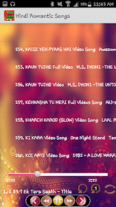 Hindi Romantic Songs love 4.3 screenshot 5