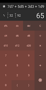 d20 Calculator 1.3 screenshot 3