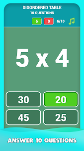 Multiplication tables games Multiplication tables games 1.8 screenshot 4