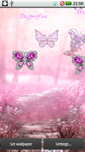 Diamond Pink Butterflies  screenshot 11
