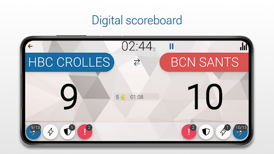 Handball Scoreboard 2.5.2 screenshot 1