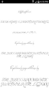 Fonts for FlipFont Romance 4.1.3 screenshot 3