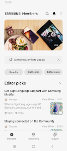 Samsung Members  screenshot 1