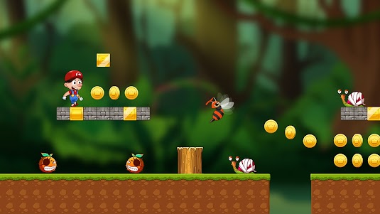 Super Bros Run: Jungle World 1.0.5 screenshot 1