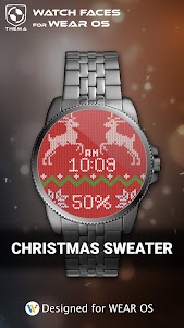 Christmas Sweater Watch Face  screenshot 1