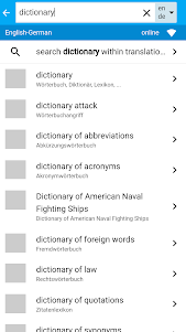 Multilang Dictionary Glosbe 1.2.4 screenshot 2