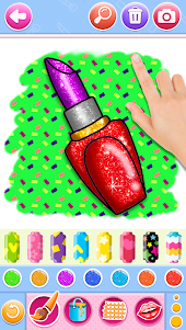 Glitter lips coloring game 2.9 screenshot 4