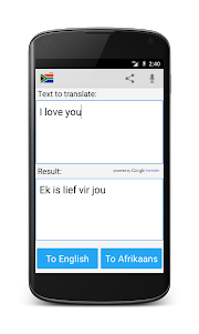 Afrikaans English Translator 20.9 screenshot 3