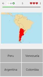 Maps of All Countries Geo-Quiz 3.1.0 screenshot 17