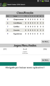 Table Brasileirão 2016 8.2 screenshot 5