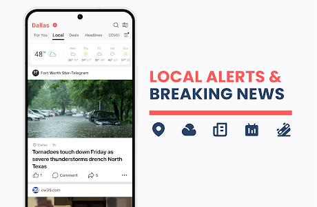 NewsBreak: Local News & Alerts 23.44.0 screenshot 1