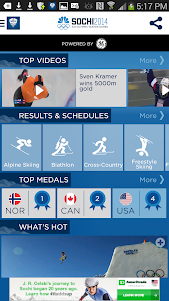 NBC Olympics Highlights 1.0.5 screenshot 1