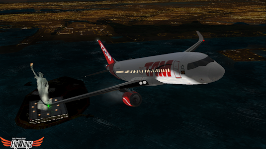 Flight Simulator Night NY Free 1.0.1 screenshot 16