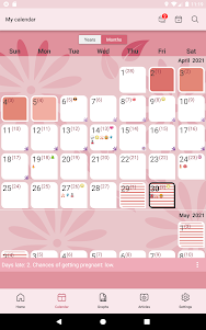 WomanLog Period Calendar 6.8.8 screenshot 10