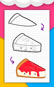 How to draw cute food by steps 3.2 screenshot 17
