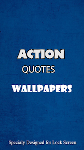 Action Quotes Wallpapers 1.1 screenshot 1