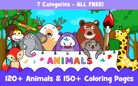 Animals for kids: Color & Draw 1.25 screenshot 1