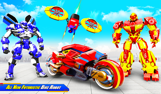 Tiger Robot Moto Bike Game 22 screenshot 8