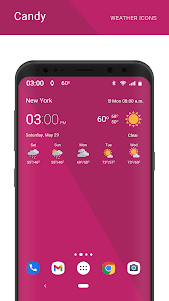 Candy weather icons 1.33.1 screenshot 2